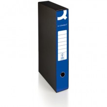 Registratore commerciale con custodia Q-Connect dorso 5 cm - 28,5x32 cm - blu 0201041/QM.BL (Conf.9)