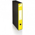 Registratore commerciale con custodia Q-Connect dorso 5 cm - 28,5x32 cm - giallo - 0201041/QM.GI (Conf.9)