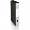 Registratore commerciale con custodia Q-Connect dorso 5 cm - 28,5x32 cm - grigio - 0201041/QM.GR (Conf.9)