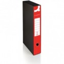Registratore commerciale con custodia Q-Connect dorso 5 cm - 28,5x32 cm - rosso - 0201041/QM.RO (Conf.9)
