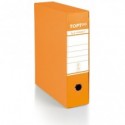 Registratore protocollo con custodia TOPToo by Q-Connect dorso 8 cm - 28,5x35 cm - arancio - 0201042/P.AR (Conf.6)