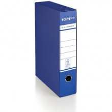 Registratore protocollo con custodia TOPToo by Q-Connect dorso 5 cm - 28,5x35 cm - blu - 0201042/PM.BS (Conf.9)