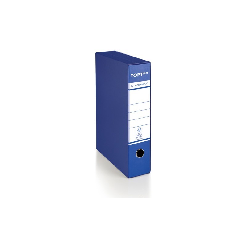 Registratore protocollo con custodia TOPToo by Q-Connect dorso 5 cm - 28,5x35 cm - blu - 0201042/PM.BS (Conf.9)