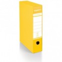 Registratore protocollo con custodia TOPToo by Q-Connect dorso 5 cm - 28,5x35 cm - giallo - 0201042/PM.GI (Conf.9)