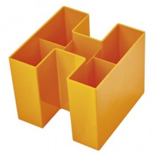 Portapenne Han Bravo a 5 scomparti Trend Colour arancione - 1 - 17455-51