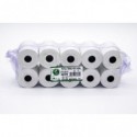 Rotoli registratore di cassa Rotolificio Pugliese BPA Free 48 g/m² - 57 mm foro 12 mm - conf. 10 pz  - NBA5730TW