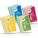 Ricambi rinforzati per quaderni ad anelli Blasetti - A4 - 80 g/m² - 40 ff - 4M - verde - 7813