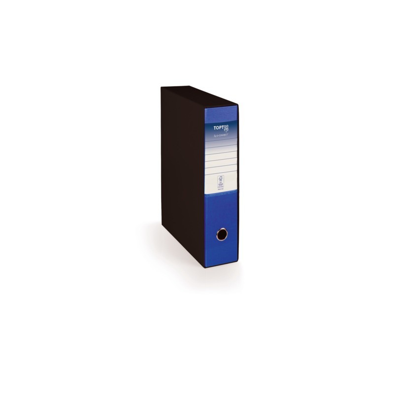 Registratore protocollo con custodia TOPToo Plus by Q-Connect dorso 5 cm - 28,5x35 cm - blu scuro - 0201043/PM.BS