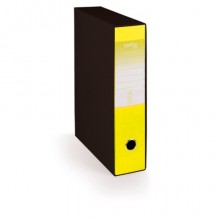 Registratore protocollo con custodia TOPToo Plus by Q-Connect dorso 5 cm - 28,5x35 cm - giallo - 0201043/PM.GS