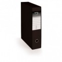 Registratore protocollo con custodia TOPToo Plus by Q-Connect dorso 5 cm - 28,5x35 cm - nero - 0201043/PM.NE