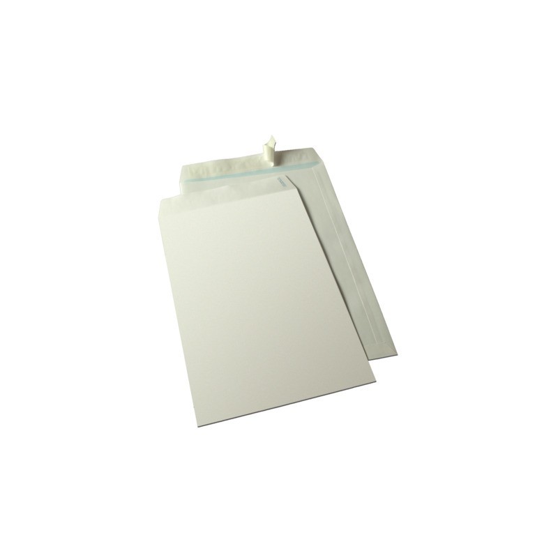 Buste a sacco Blasetti Self con strip 100 g/m² bianco - 25x35,3 cm - conf. 500 pz - 0642