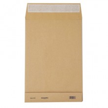 Buste a sacco Blasetti Monodex Avana in carta kraft 120 g/m² - fondo quadro - 25+4x35,3 cm - conf. 250 pz - 0935