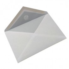 Buste senza finestra Blasetti Gardenia con lembo gommato - 80 g/m² bianco - 12x18 cm - conf. 500 pz - 0023