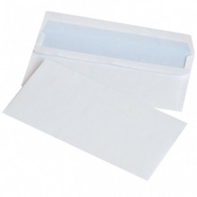 Buste autoadesive Office Products 75 g/m² bianco - 11x22 cm - senza finestra - conf. 1000 pz - 15203219-14