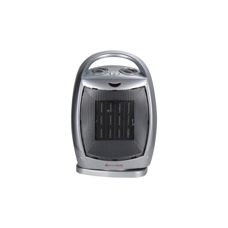Termoventilatore ceramico silver con termostato integrato Melchioni Family Calido 1.500 W - 158640045