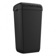 Cestino porta rifiuti 23 L Lucart Professional Econatural Flow 55,8x34,5x23 cm nero - 892512
