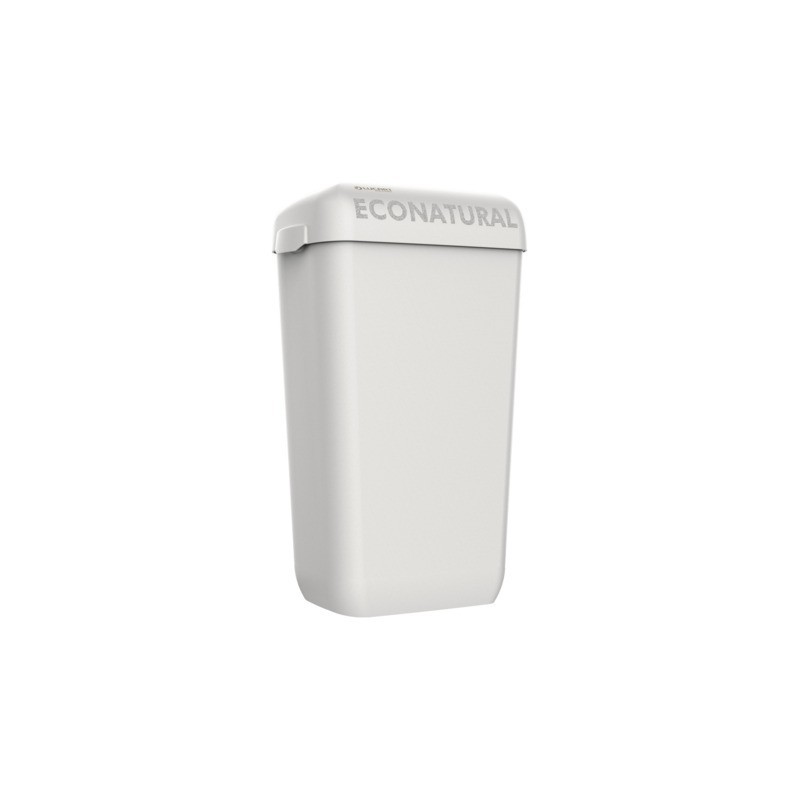 Cestino porta rifiuti 23 L Lucart Professional Econatural Flow 55,8x34,5x23 cm bianco - 892517