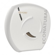 Dispenser per carta igienica maxi jumbo Lucart Professional Econatural Flow 35,7x35x14,2 cm bianco - 892518