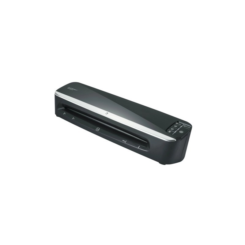 Plastificatrice A3 Q-Connect a 4 rulli - 75-150 µm - nero - KF19093