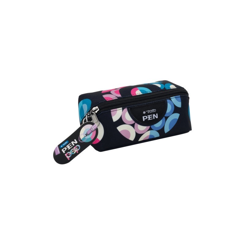 Pochette Tratto Pen Pop in conf. da 12 penne a punta sintetica - rosa/azzurro - F813900
