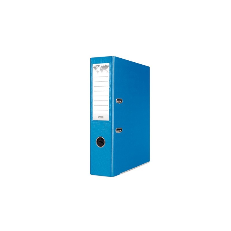 Registratore a leva senza custodia Binder BASIC-S in PP A4 - dorso 8 cm - blu - 21024221-01