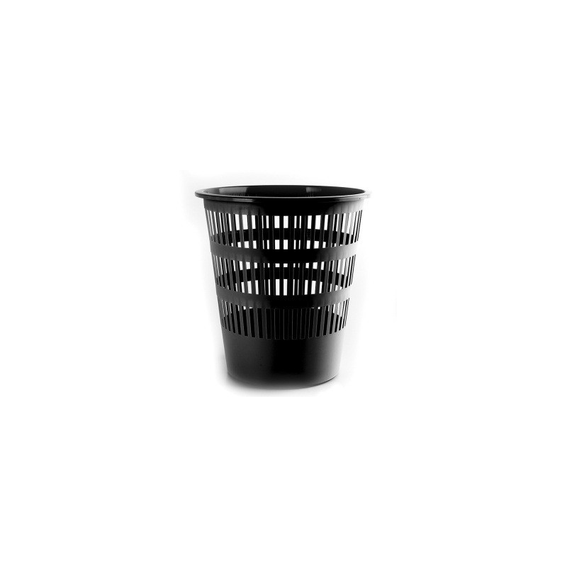 Cestino gettacarte Donau 12 L nero  D307-01