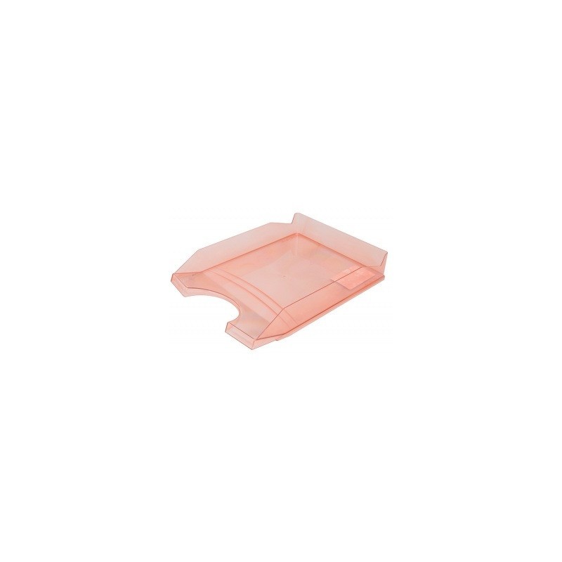 Vaschetta portacorrispondenza da scrivania Office Products in PP A4 - trasparente rosso - 18016011-04 (Conf.10)