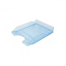 Vaschetta portacorrispondenza da scrivania Office Products in PP A4 - trasparente blu - 18016011-01 (Conf.10)