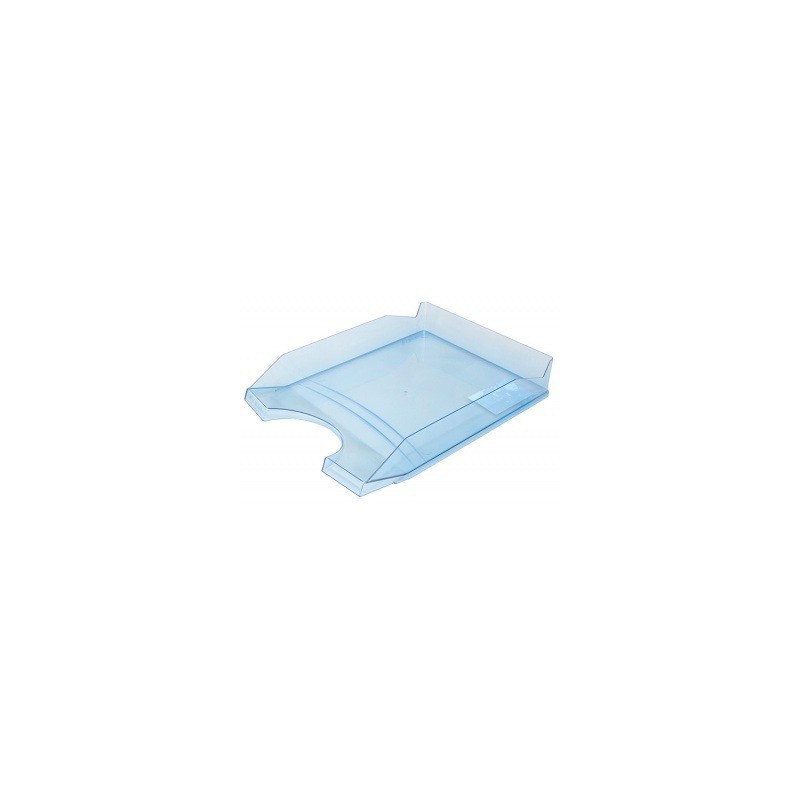 Vaschetta portacorrispondenza da scrivania Office Products in PP A4 - trasparente blu - 18016011-01 (Conf.10)