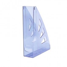 Portariviste in plastica rigida Office Products A4 - trasparente blu 21215511-01 (Conf.10)