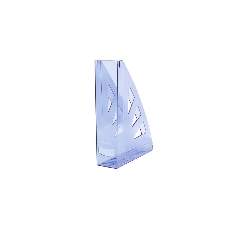 Portariviste in plastica rigida Office Products A4 - trasparente blu 21215511-01 (Conf.10)