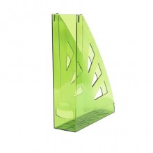 Portariviste in plastica rigida Office Products A4 - trasparente verde 21215511-02 (Conf.10)