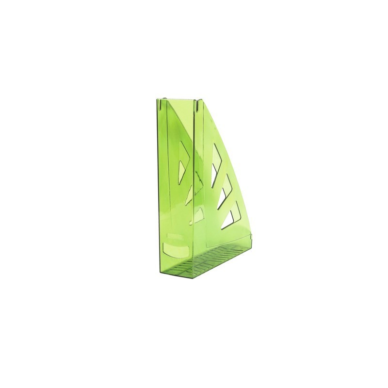 Portariviste in plastica rigida Office Products A4 - trasparente verde 21215511-02 (Conf.10)