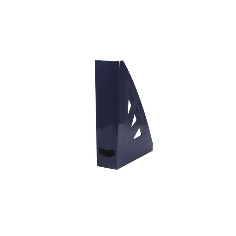 Portariviste in plastica rigida Office Products A4 - trasparente blu navy 21215521-03 (Conf.10)