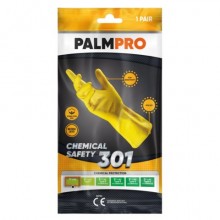 Guanti da lavoro in lattice Icoguanti Palmpro 301 per pulizia/igiene - taglia M - DPI Cat. I - MPBS/M (Conf.12)