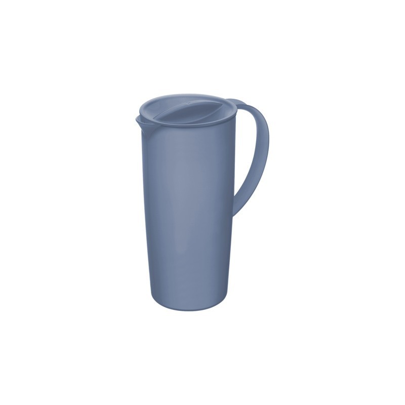 Caraffa Rotho Caruba in plastica PP blu con coperchio 1,2 L - F707058