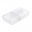 Lunch box Rotho Fun L 1,7 L con divisorio interno in plastica PP senza BPA trasparente - F711121
