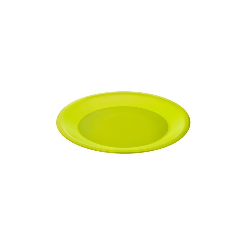 Piatti piani Rotho Caruba lime in PP Ø 26 cm - conf. 10 pz - F717057