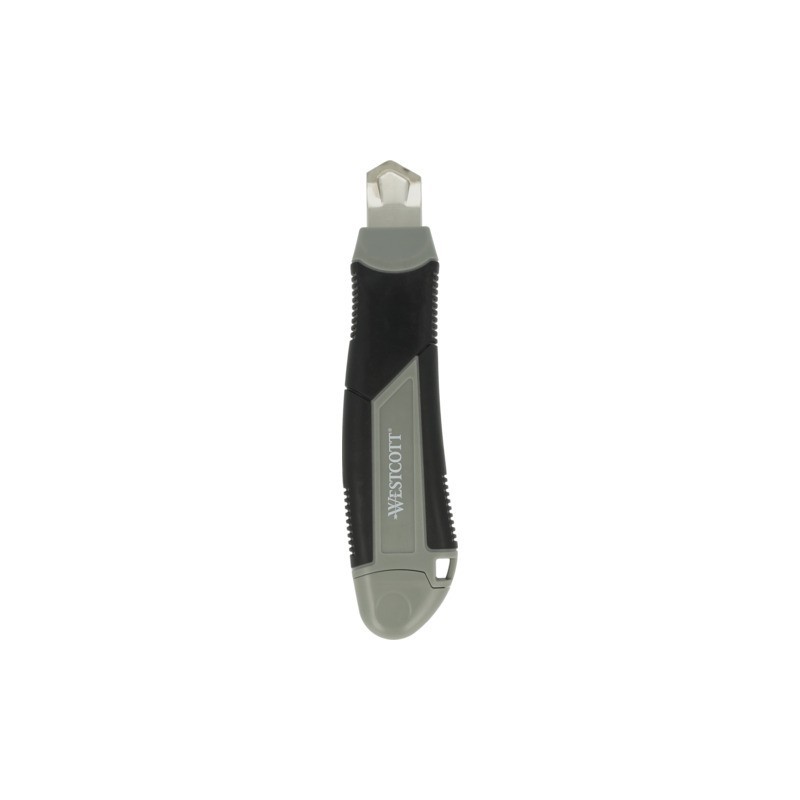 Cutter Westcott Professional larghezza lama 18 mm + 2 lame di ricambio (1+2) grigio - E-184005 00