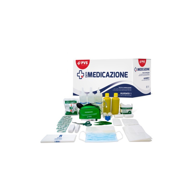 Pacco di reintegro PVS contenuto ALL. 1 base da 3 lavoratori PDM089