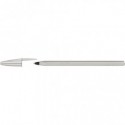 Penna a sfera con cappuccio BIC Cristal Glacé punta M 1 mm - inchiostro nero - colore fusto argento - 302533 (Conf.20)