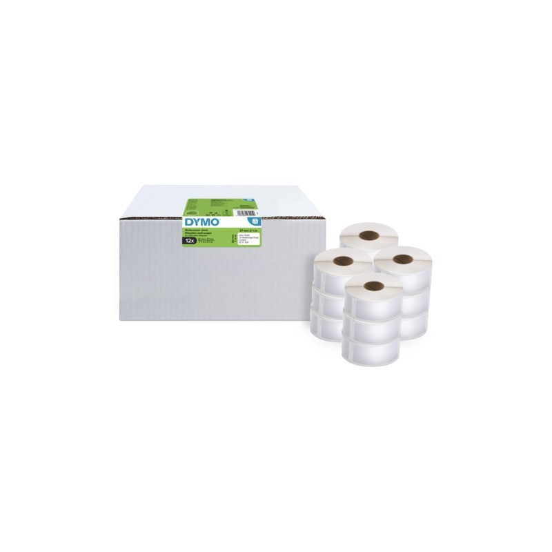 Rotoli 1000 etichette DYMO® Label Writer multi-uso 57x32 mm - bianco - VALUE PACK 12 rotoli - 2093095