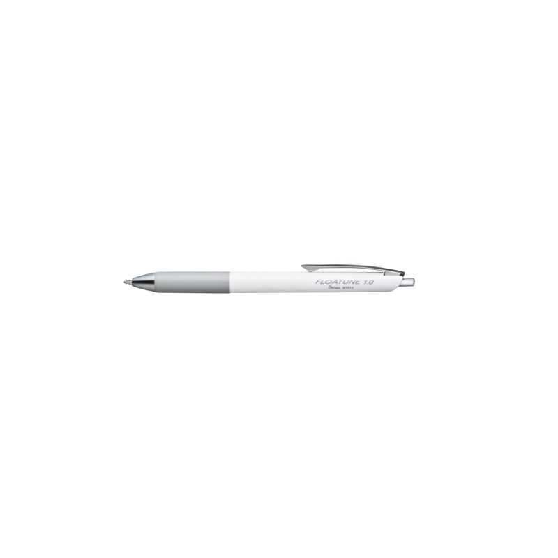 Penna roller a scatto Pentel Floatune punta media 1 mm nero - BY210-AX (Conf.12)