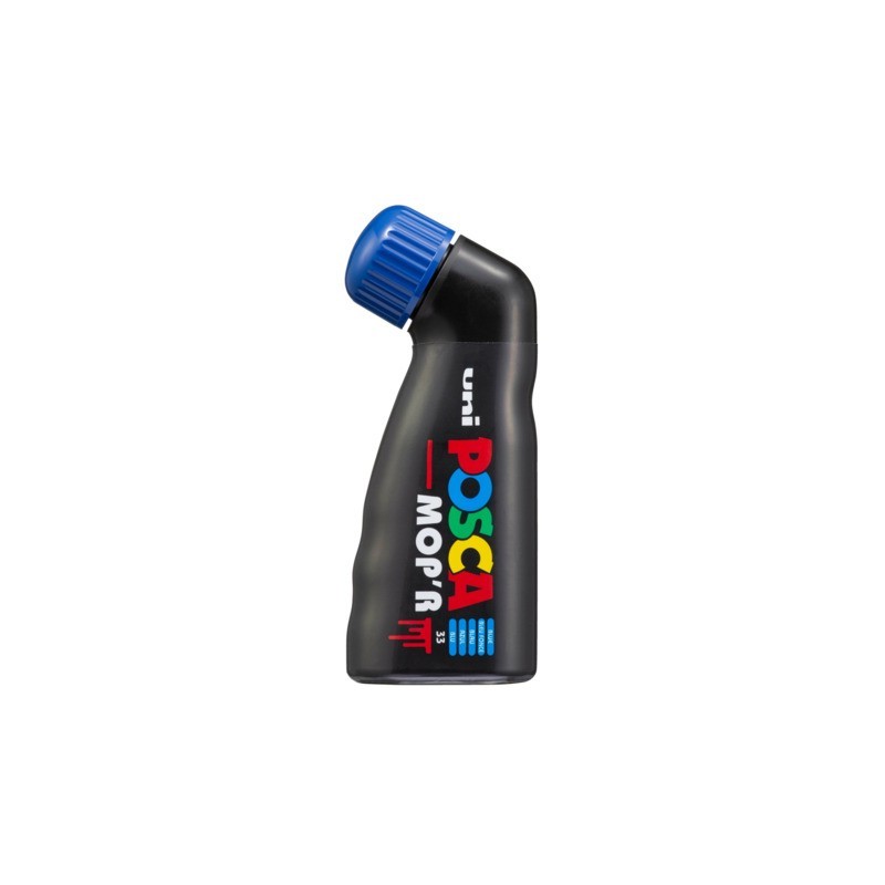 Marcatore a tempera Uni Posca Mop'r punta 3-19 mm blu M PCM22 B