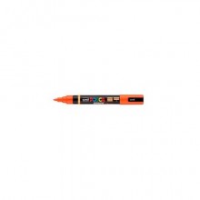 Marcatore a tempera Uni Posca con punta a pennello semi-flessibile 1-4 mm arancione - M PC5BR AC
