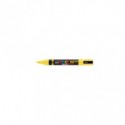 Marcatore a tempera Uni Posca con punta a pennello semi-flessibile 1-4 mm giallo M PC5BR G