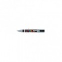 Marcatore a tempera Uni Posca con punta a pennello semi-flessibile 1-4 mm grigio M PC5BR GR