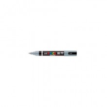 Marcatore a tempera Uni Posca con punta a pennello semi-flessibile 1-4 mm grigio M PC5BR GR