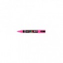 Marcatore a tempera Uni Posca con punta a pennello semi-flessibile 1-4 mm rosa M PC5BR RA