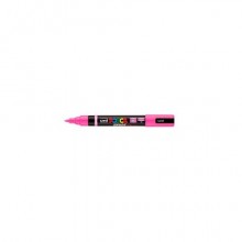 Marcatore a tempera Uni Posca con punta a pennello semi-flessibile 1-4 mm rosa M PC5BR RA